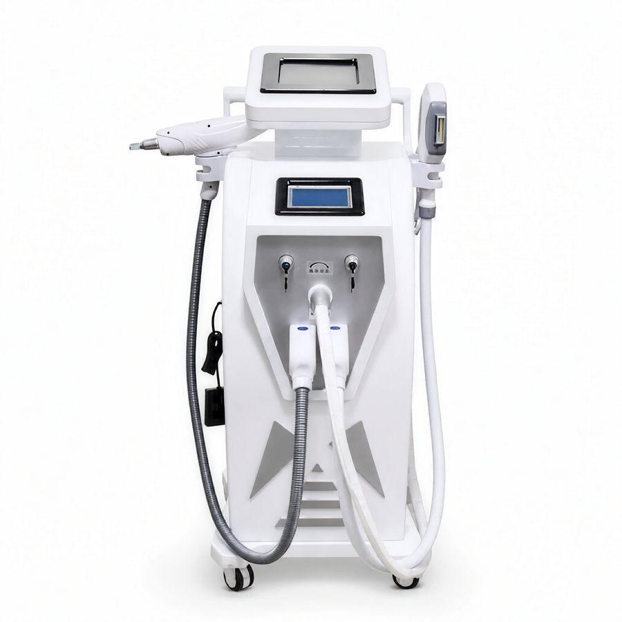 Laser Machine for Hair Removal + Tattoo Removal + RF Face Lifting