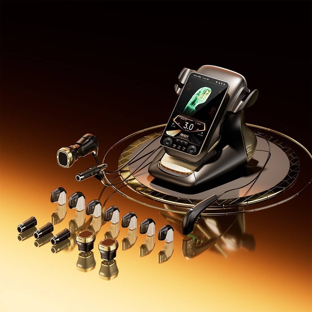 BRÜUN 360 max 25D HIFU machine with HIFU EMS RF 3 in 1