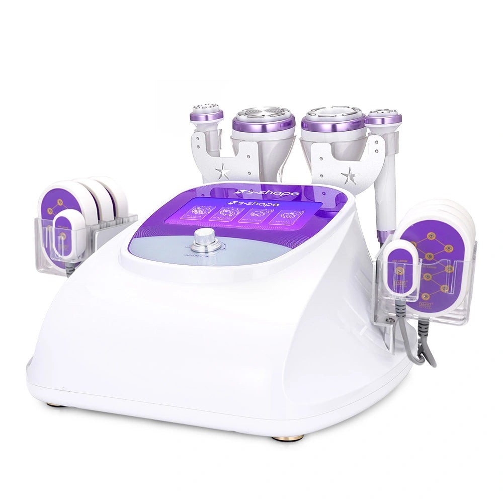 BRÜUN Pro S Shape 6 in 1 Cavitation Machine with Lipo Laser Pads Body