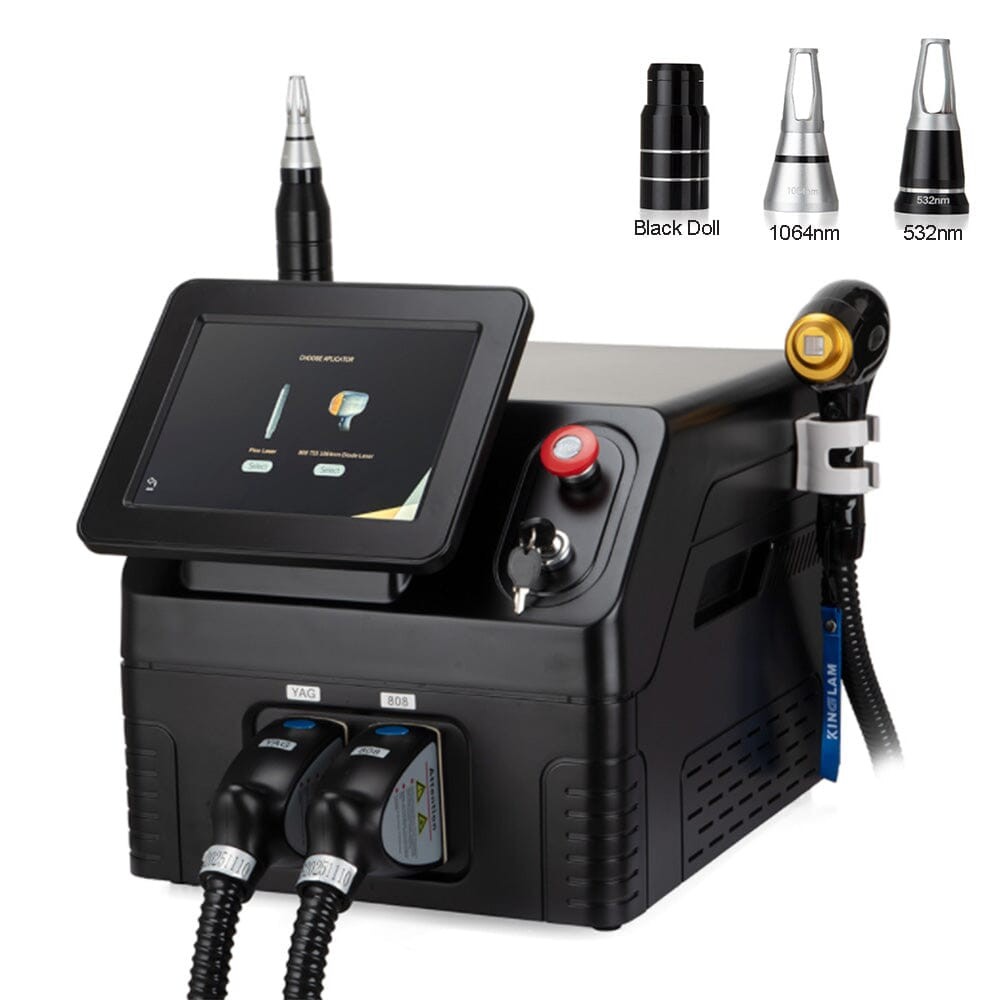BRÜUN 2-In-1 Picosecond 808 Diode Hair & Tattoo Removal Machine