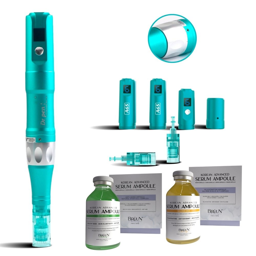 Dr. Pen A6S – Pro Microneedling Kit with Stem Cell & Salmon DNA Serums