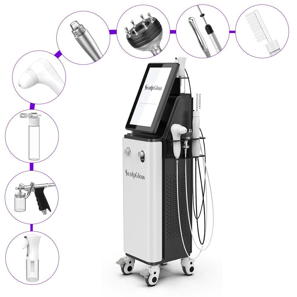 BRÜUN Scalp Glow 8 In 1 Head Spa Bubble Spa Scalp Machine For Cleansing Moisturizing