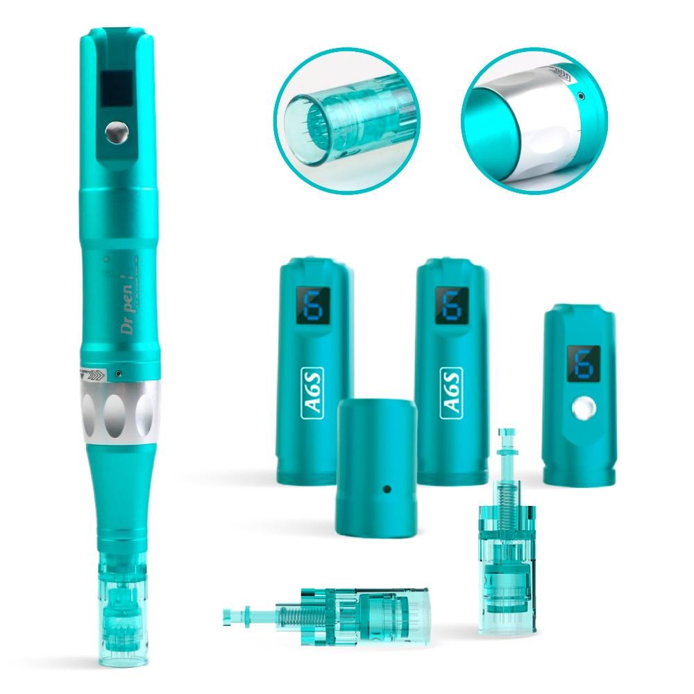 Dr. Pen A6S Ultima Professional Microneedling Derma Pen + 2 Cartridges