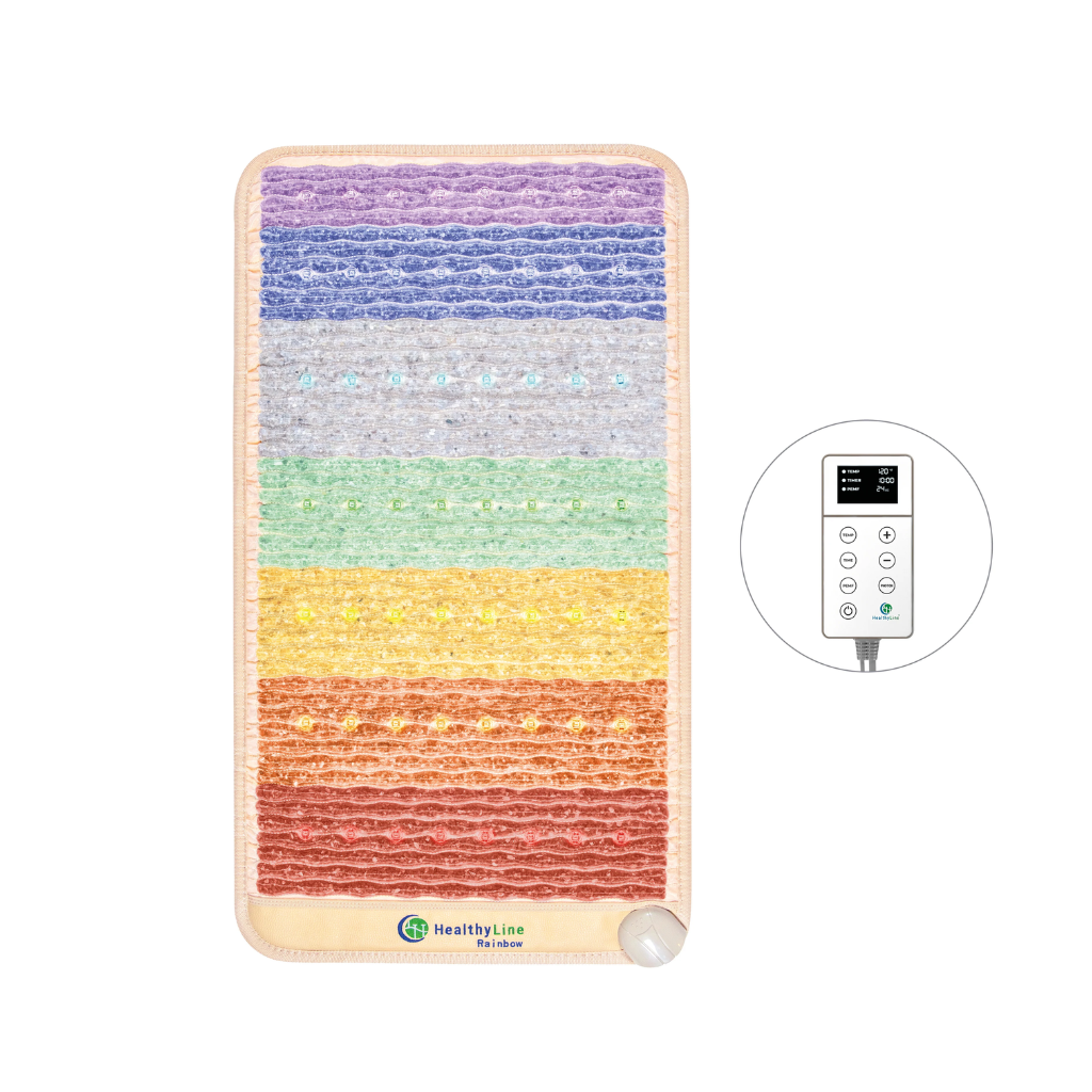 Rainbow Chakra MatTM Small 4020 Firm - Photon PEMF Inframat Pro® 3rd Edition