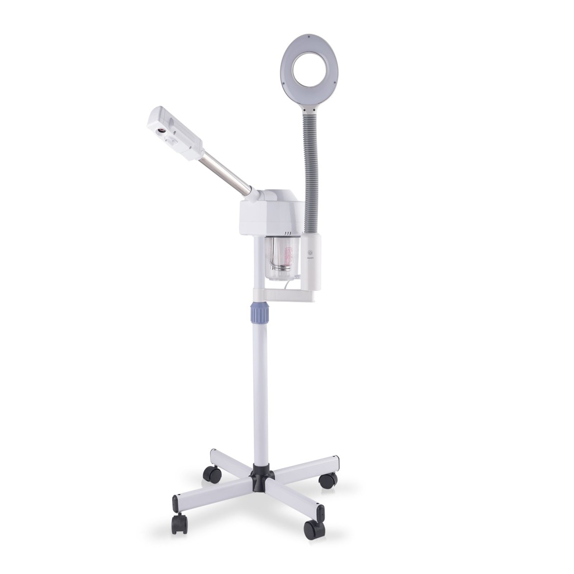 OmySalon 2 in 1 Professional Touch Screen Facial Steamer with 5X Magnifying Lamp