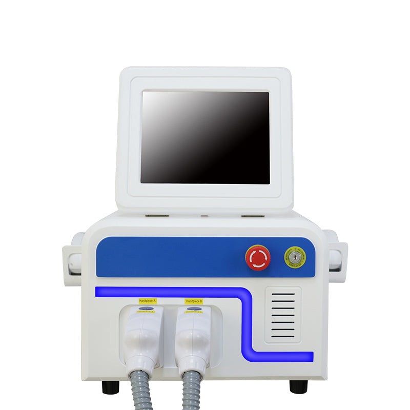 Portable 2 IN 1 SHR OPT Hair Removal and ND Yag Tattoo Removal Laser Multifunction Beauty Machine