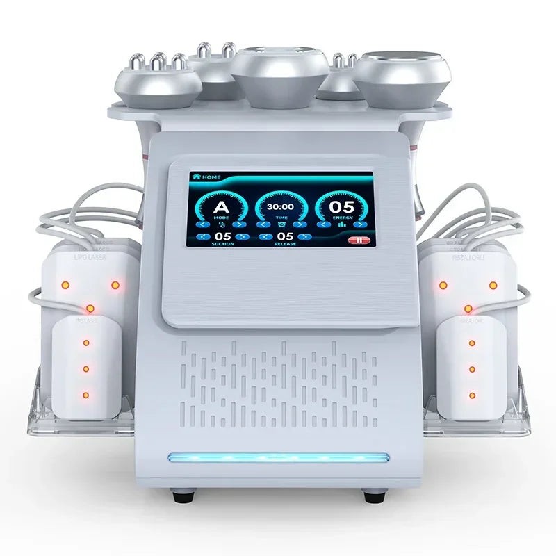 RF 6in1 80K Cavitation Ultrasonic Body Slimming Machine Multi-Polar
