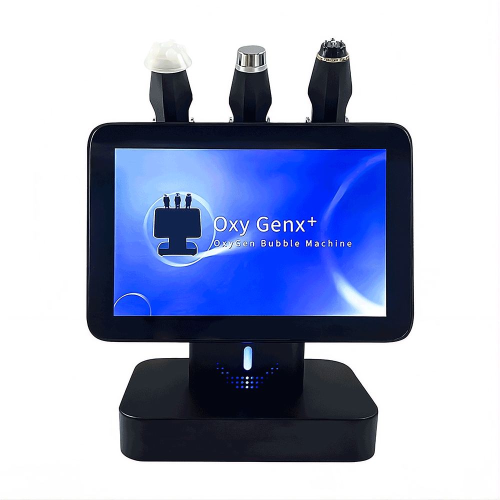 3 in 1 Oxygen Facial Machine –Ultra &amp; Quadrupole RF CO2 Bubble