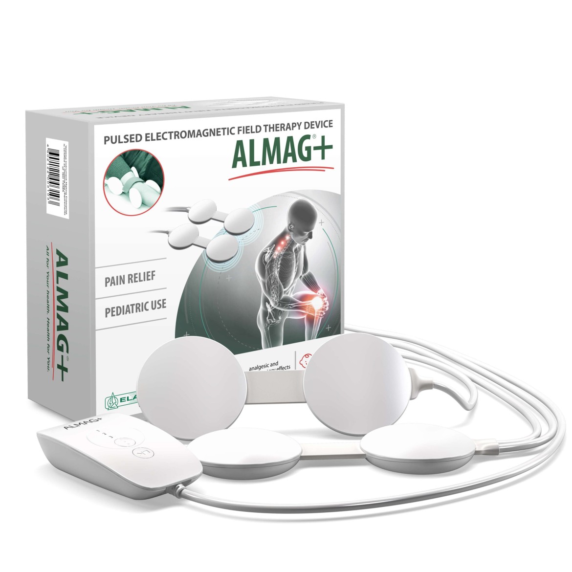 ALMAG+ Portable PEMF Therapy Device — 3-Mode Traveling Magnetotherapy