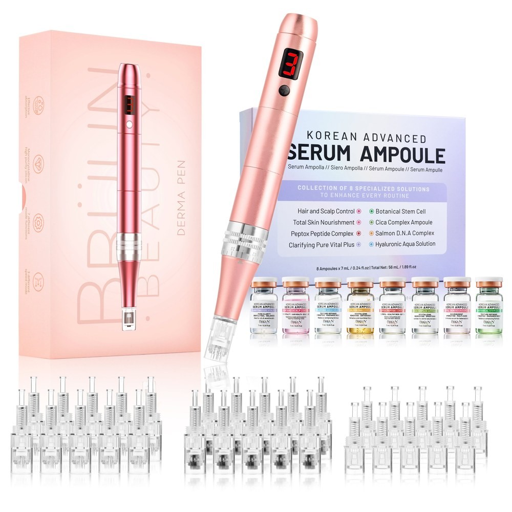 BRÜUN Advanced Korean Microneedling Serum Kit