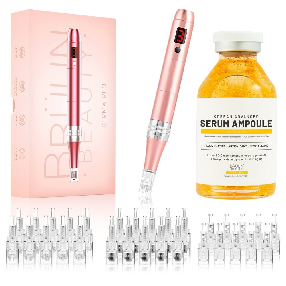 Advance SD Control - Salmon DNA Serum with Microneedling Derma Pen kit (30 Cartridges)