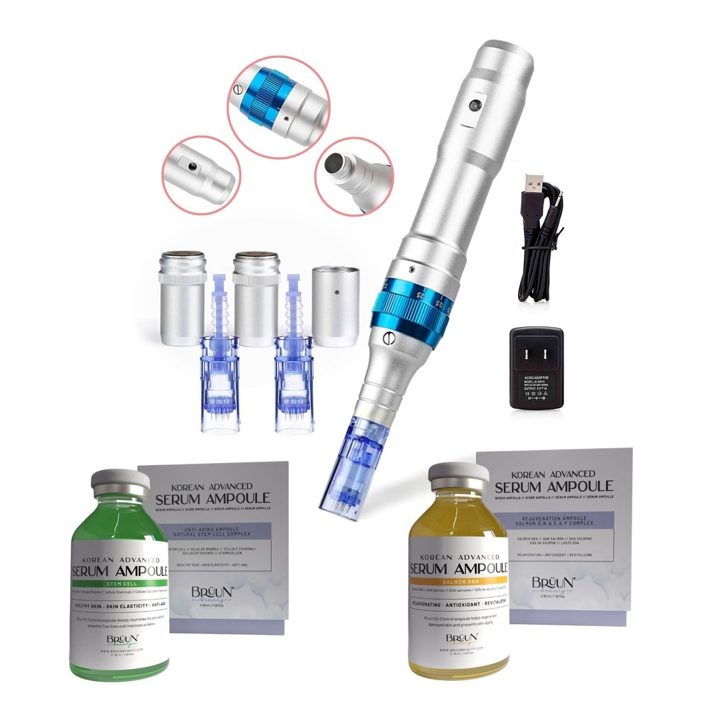 Dr. Pen A6 Microneedling Kit with Stem Cell & Salmon DNA Serums