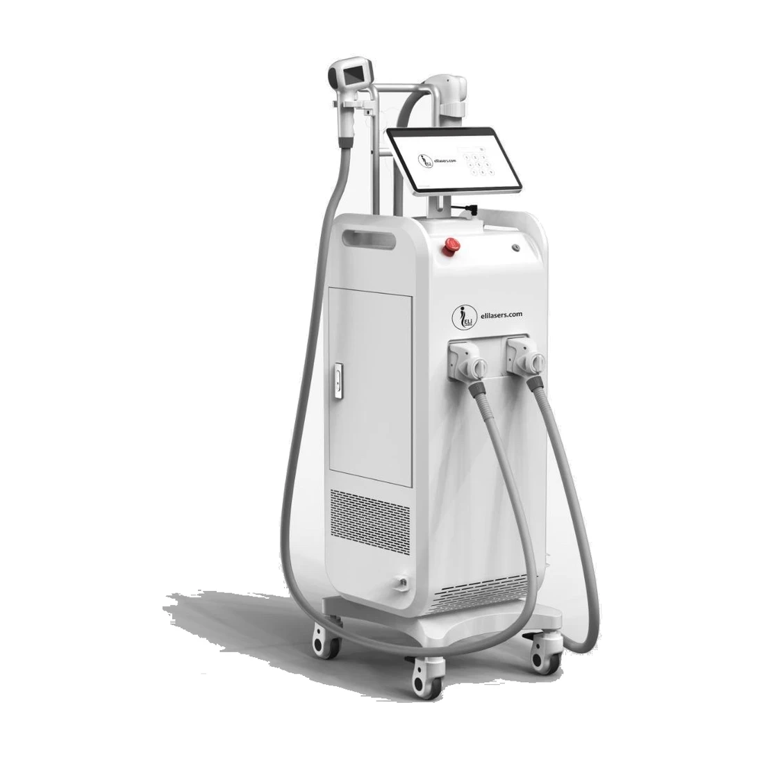 CLens hair removal device with two diode lasers
